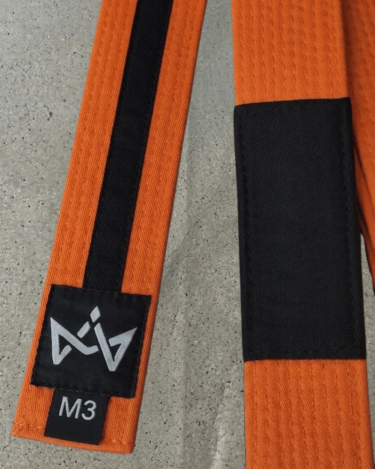 Cinta Infantil Naranja con Negro